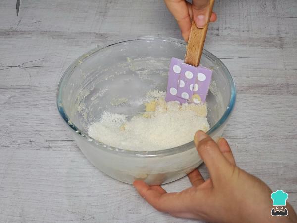 Recette de biscuits au beurre et à la noix de coco - Étape 2