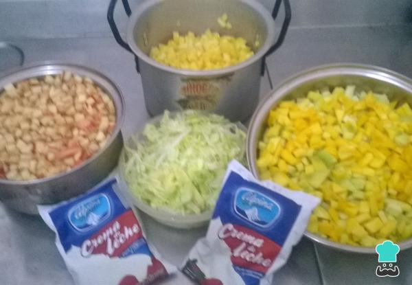 Recette de salade de fruits froide - Étape 1