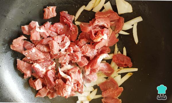 Recette de fil de bœuf - Étape 2