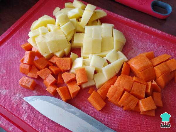 Recette Heura aux légumes - Étape 1