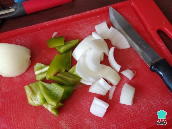 Recette Heura aux légumes – Étape 2