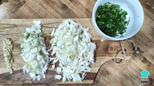 Recette d'Espinagada - Étape 2