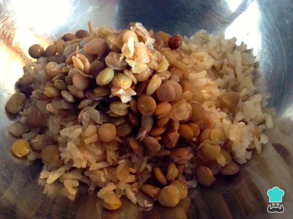 Recette Salade de riz brun au thon - Étape 2