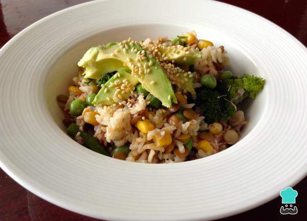 Recette Salade de riz brun au thon - Étape 8