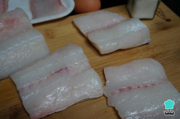 Recette de Colin pané sans gluten - Étape 2