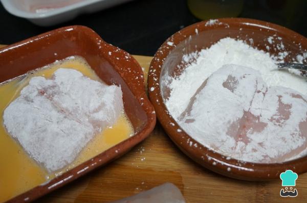 Recette de Colin pané sans gluten - Étape 3