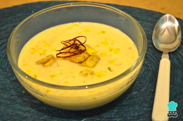 Recette de crème de maïs