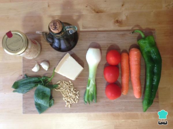 Recette de Salade de Haricots Blancs au Pesto - Étape 1