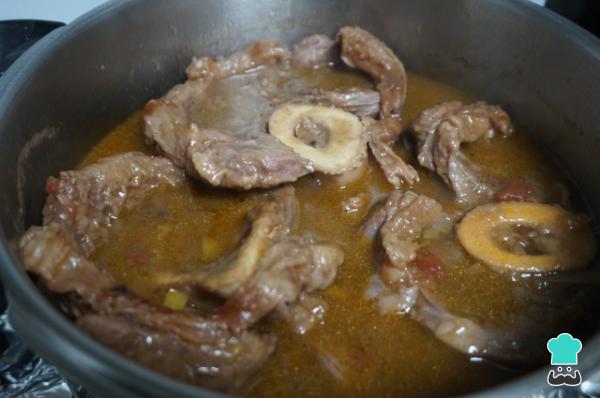 Recette d'Osobuco au vin rouge - Étape 6
