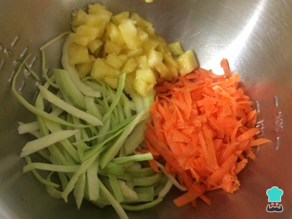 Recette de salade aigre-douce colombienne - Étape 2
