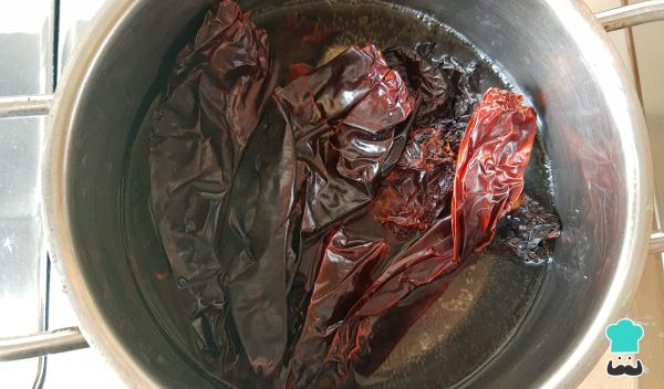 Recette de Poblano Pambazos - Étape 1