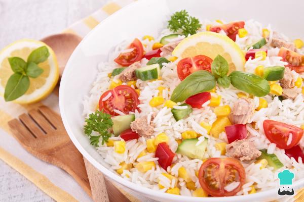 Recette de salade de riz brun aux légumes - Étape 4