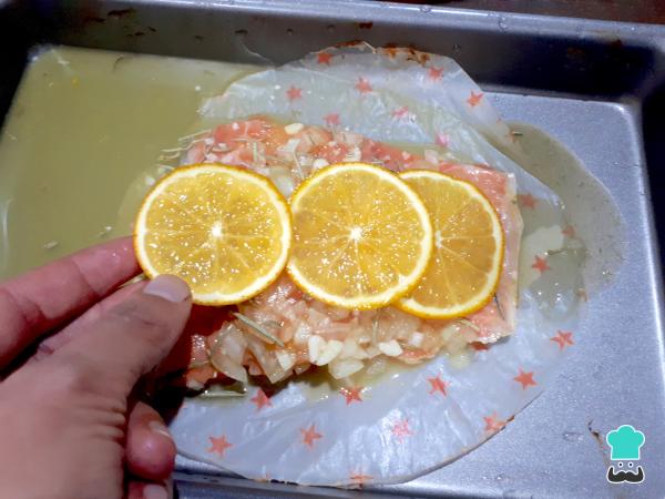 Recette de saumon à l'orange au four - Étape 4