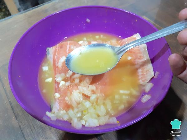 Recette de saumon à l'orange au four - Étape 3