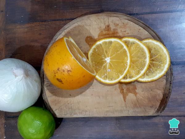 Recette de saumon à l'orange au four - Étape 1