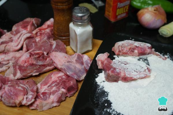 Recette Ragoût d'agneau aux pommes de terre - Étape 1