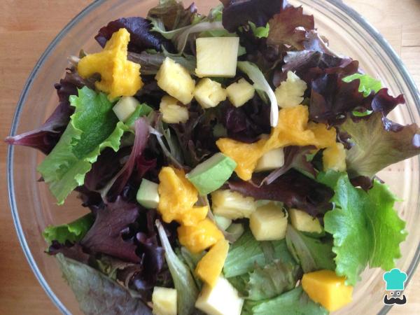 Recette de Salade de Saumon Frais aux Fruits - Étape 3