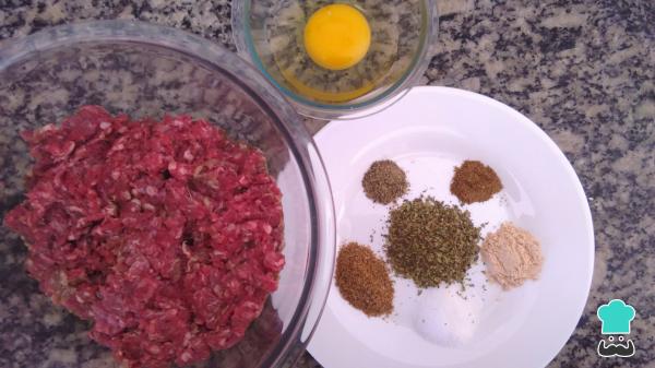 Recette de pain de viande - Étape 1