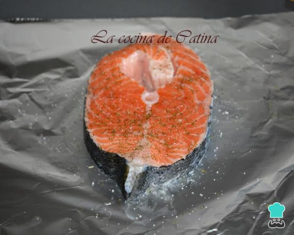 Recette de Saumon au Four en Papillote - Étape 3