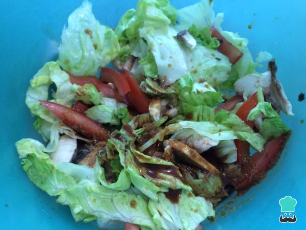 Recette de salade de crevettes orientales - Étape 4