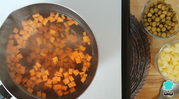 Recette de toasts Picadillo - Étape 1