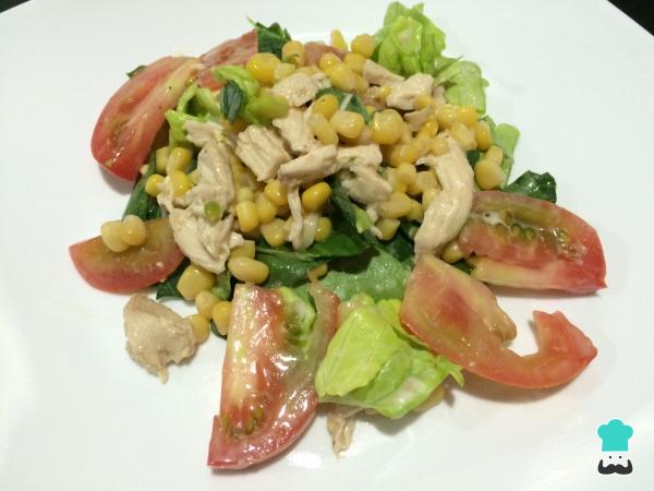 Recette de Salade de poulet aux épinards - Étape 5