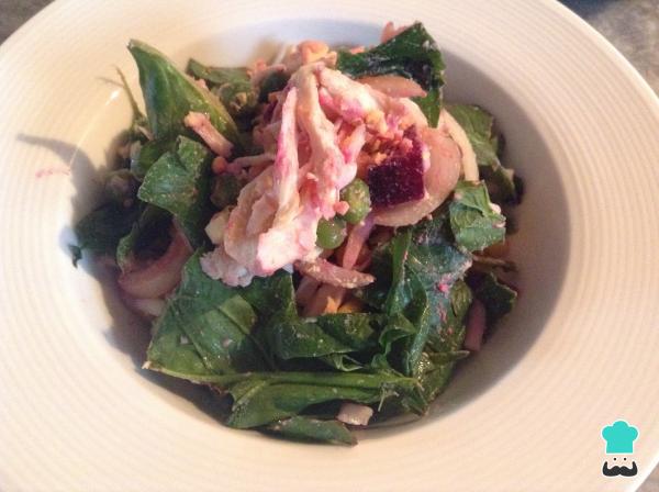 Recette de salade de poulet avec sauce au yaourt - Étape 6