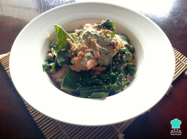 Recette de salade de poulet avec sauce au yaourt - Étape 7