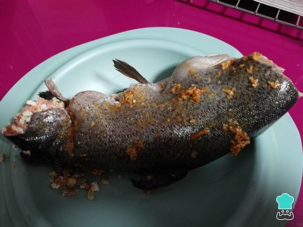 Recette de Truite farcie au micro-ondes - Étape 4