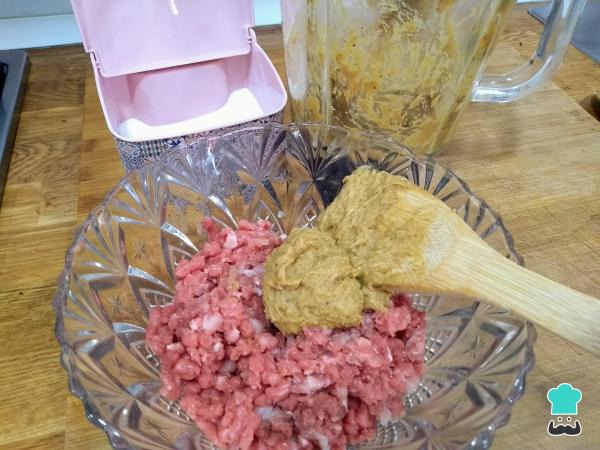 Recette de Kofta au bœuf – Étape 2