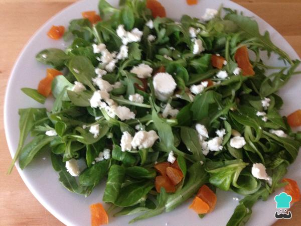 Recette de salade de jambon de canard et fromage de chèvre - Étape 4