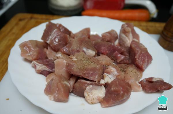 Recette de ragoût de porc - Étape 1