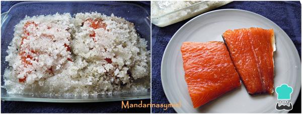 Recette du Saumon mariné au sel et au sucre étape par étape - Étape 5