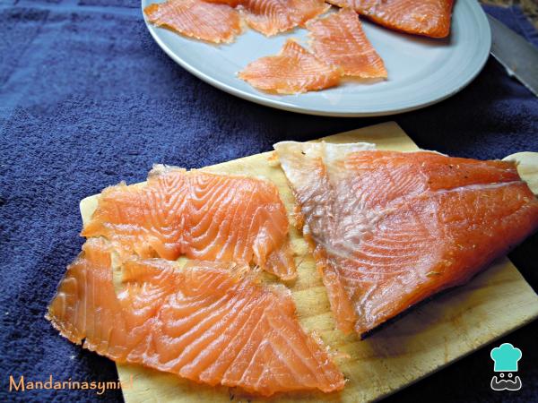 Recette de Saumon mariné au sel et au sucre étape par étape - Étape 6