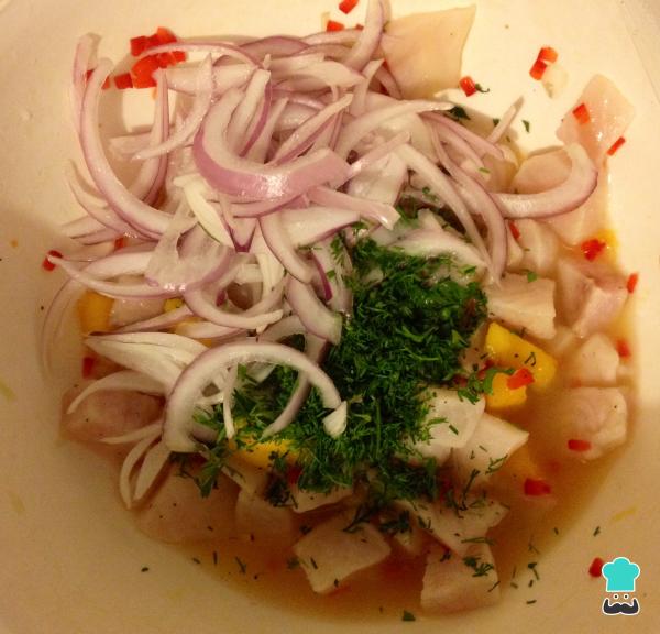 Recette de Ceviche de tilapia à la mangue - Étape 4