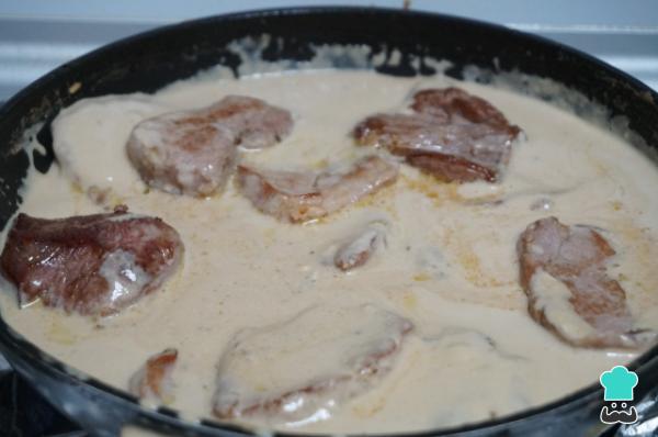 Recette Lomo al pepe - Étape 8