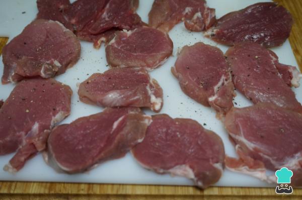 Recette Lomo al pepe - Étape 2