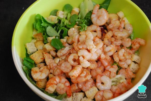 Recette de salade César aux crevettes - Étape 3