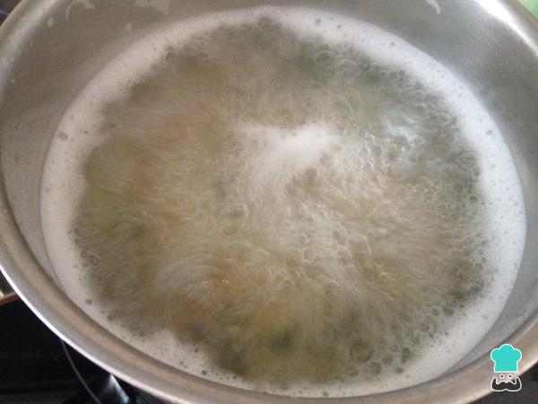 Recette Salade de pâtes aux moules - Étape 2