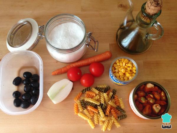 Recette Salade de pâtes aux moules - Étape 1