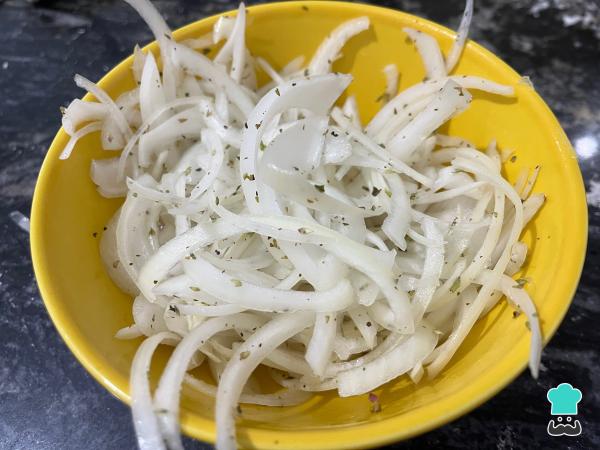 Recette de pizza fugazza - Étape 4