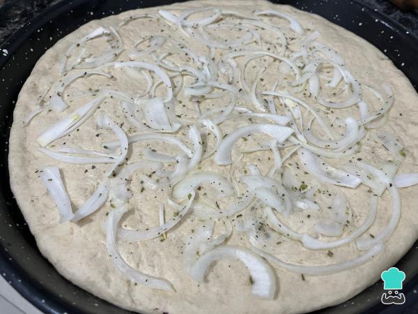 Recette de pizza fugazza - Étape 5