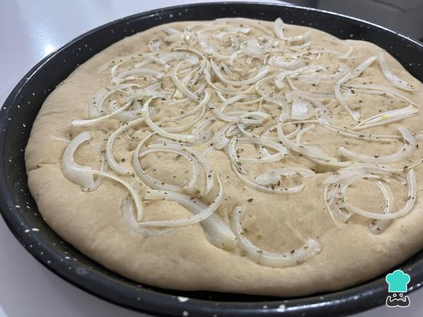 Recette de pizza fugazza - Étape 6
