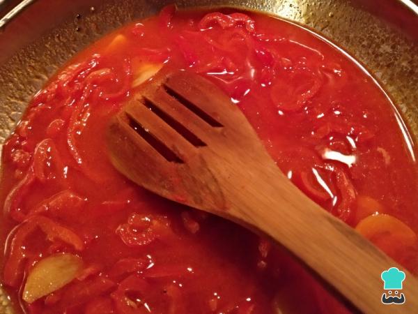 Recette de Merlu à la Rioja - Étape 2