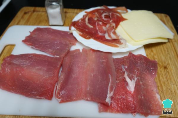 Recette de Cachopo au porc - Étape 2