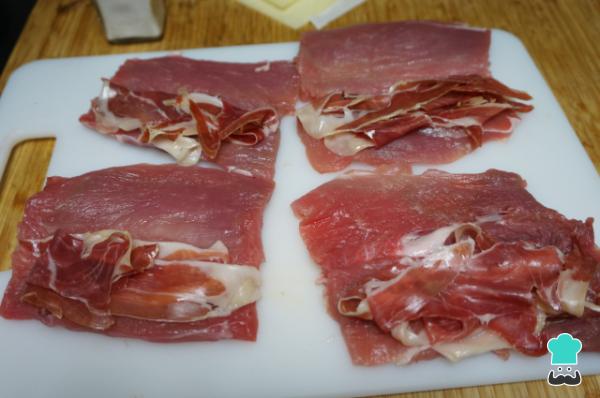 Recette de Cachopo de porc - Étape 3