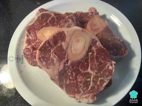 Recette d'Ossobuco en disque - Étape 1