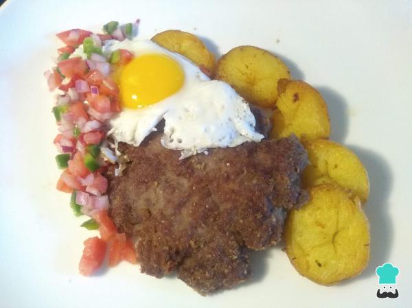 Recette de Silpancho bolivien - Étape 12