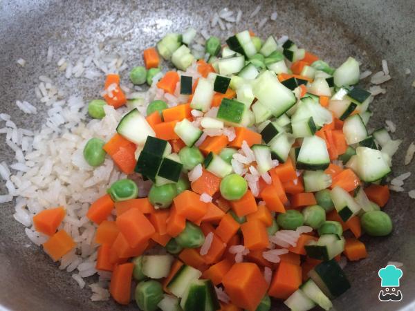 Recette de salade de riz au poulet – Étape 3