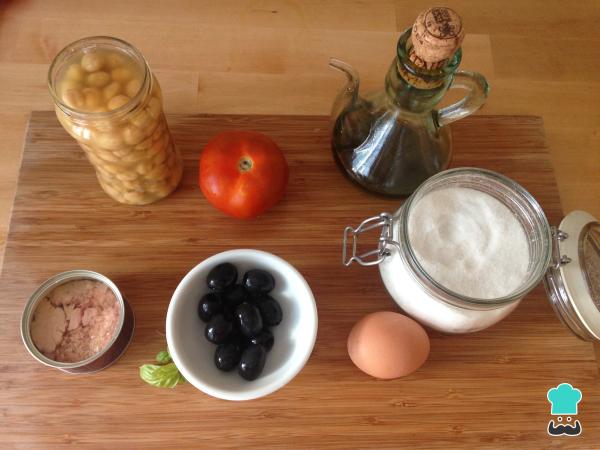 Recette de pois chiches au thon - Étape 1